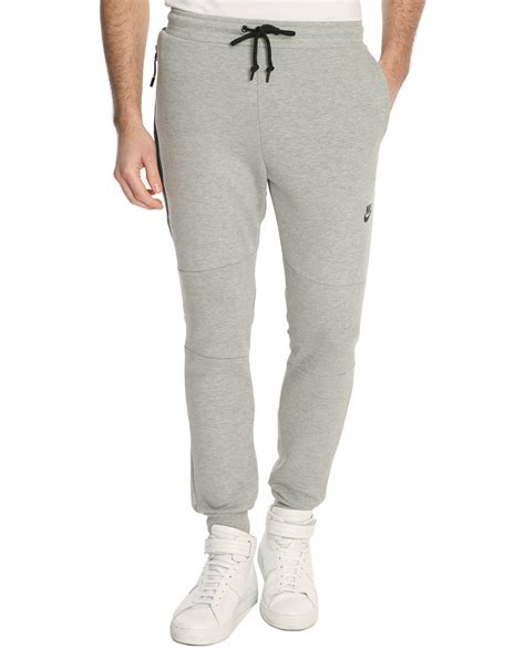Nike Grey Techfleece Sweatpants In Gray For Men Grey Lyst
