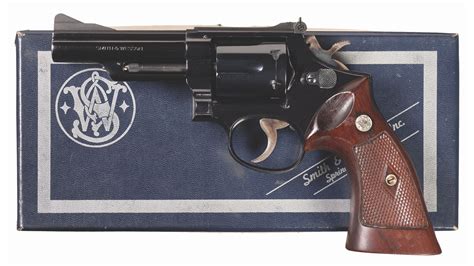 Smith And Wesson Model 19 2 Revolver With Box Rock Island Auction