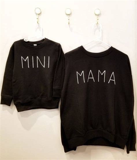 Original Set Mama Mini ~ Matching Sweatshirt~mommy And Me Sweatshirt~mama Mini Sweatshirt