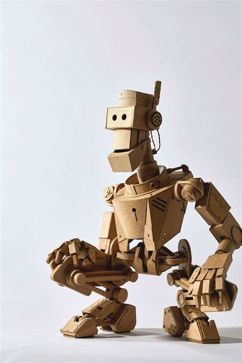 Extraordinarily Intricate Cardboard Robots By Greg Olijnyk Feature