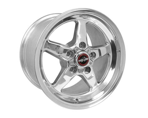 Race Star Wheels 92 Drag Star Wheel 15x10 5x45 44mm Polished Silver