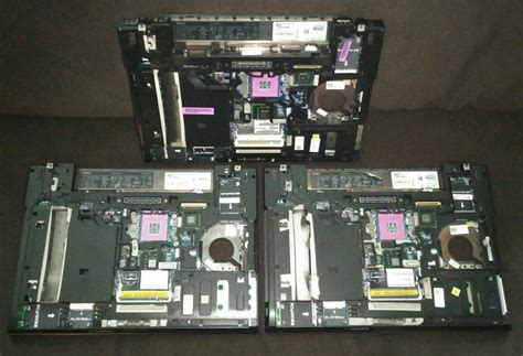 Lot Of 3 Dell Latitude E6400 Motherboard With Base Ebay