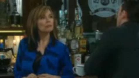 Sandro Blue Bird Print Shirt Worn By Margo Lynley Lauren Koslow As