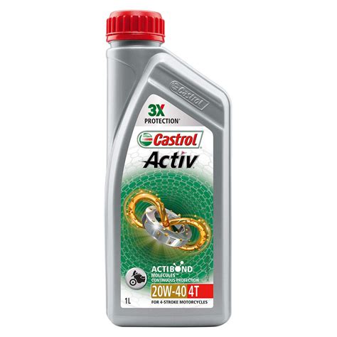 Castrol Active 4t 20w40 Bike Engine Oil 900ml Packaging Type