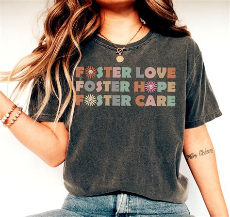 Foster Mom Shirt Foster Love Shirt Foster Care Shirt Foster Etsy