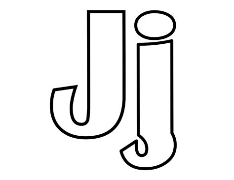 Fileclassic Alphabet J At Coloring Pages For Kids Boys Dotcomsvg