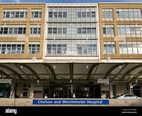 The Entrance To The Chelsea And Westminster Hospital On Fulham Road In