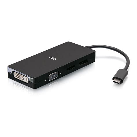 Usb C® Multiport Adapter 4 In 1 Video Adapter With Hdmi® Displayport™ Dvi And Vga 4k 60hz
