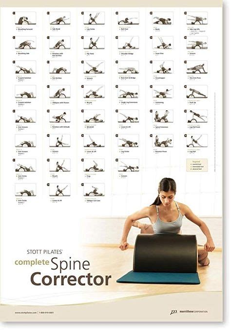 Amazon Com Stott Pilates Wall Chart Essential Matwork Fitness Charts And Planners Sports