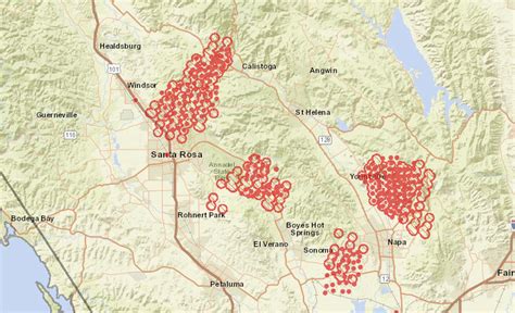 Napa County Fire Map