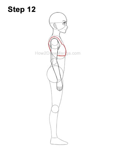 How To Draw Anime Full Body Side View Side Pose Drawing At Getdrawings Free Download The