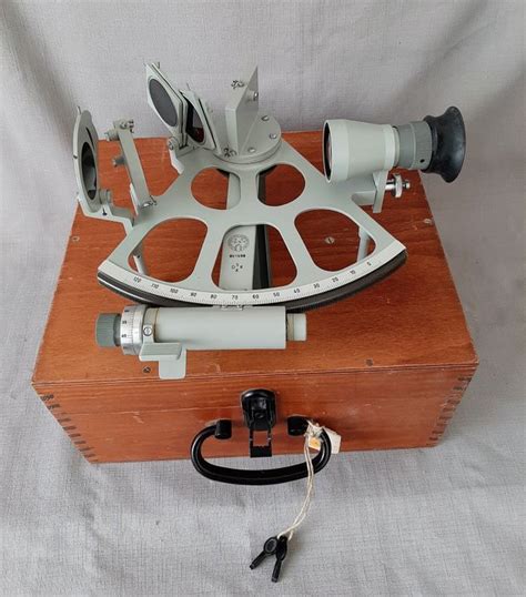 drum sextant freiberger aluminium metal wood second catawiki