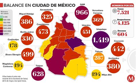 Madero serán notificados previamente sobre el día, hora y sede de. Coronavirus en CdMx: mapa de casos de covid-19 por ...