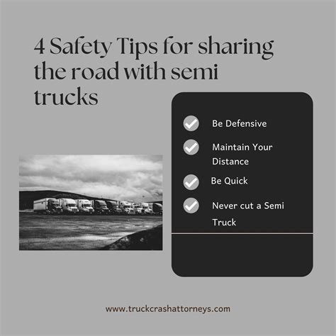 4 Safety Tips For Sharing The Road With Semi Trucks By Truck Crash