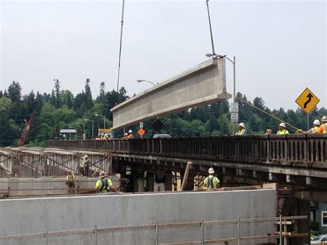 A box girder takes the shape of a box. Girder Placement Marks Major Milestone in Bridge ...
