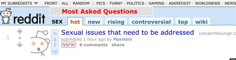 Reddit Sex Moderator Maxxters Shares How Rsex Is Good For Women Huffpost