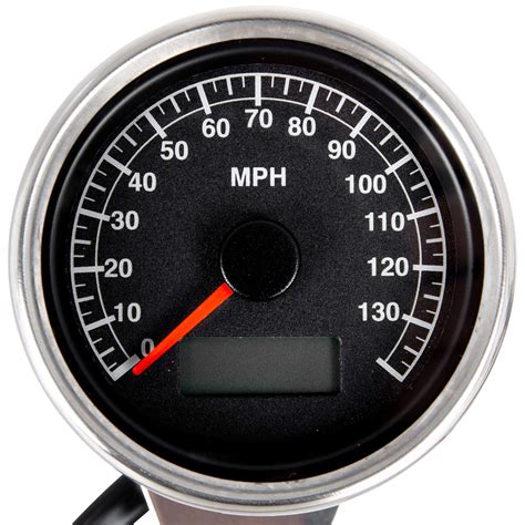 Cycle Standard Mini Electronic Speedometer 24 Inch Black Face