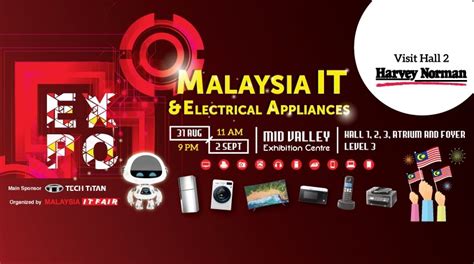 Malaysia international trade and exhibition centre (mitec) kuala lumpur, malaysia. Malaysia IT & Electrical Appliances Expo 2019