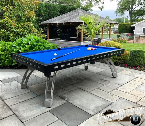 Custom Outdoor Pool Table 100 Waterproof Design All Aluminum