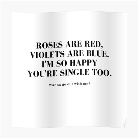Roses Are Red Violets Are Blue Posters Redbubble
