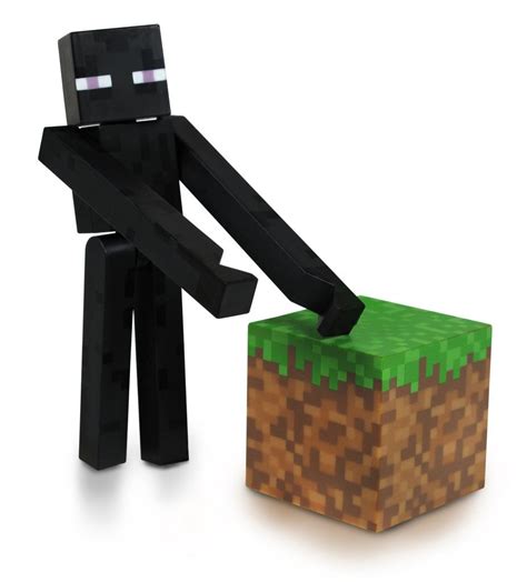 Minecraft Overworld Enderman Core Figure With Accessories