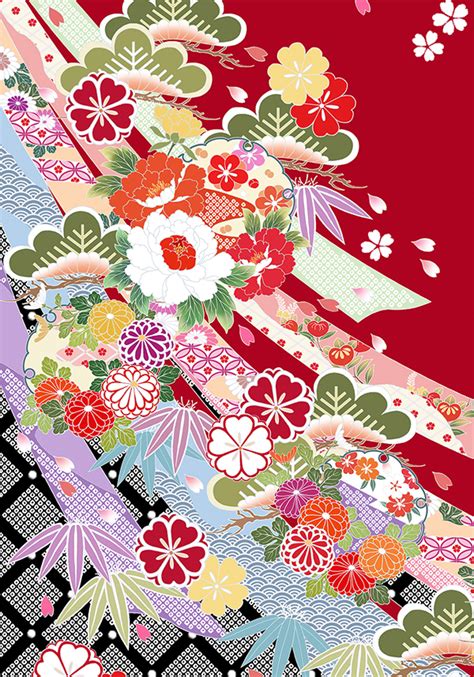 Flower Pattern Of Japan Part 2 On Behance