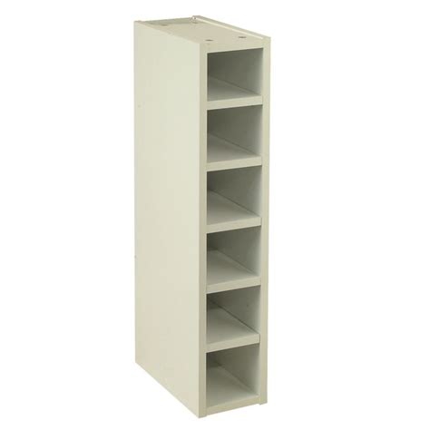 Features wine bottle storage, stemware rack in cubby, one storage drawer and a handy pullout tray. it Kitchens White Wine Rack Cabinet 150mm Wine Rack ...