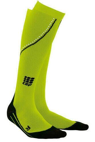 wp4nz32 cep run women s neon green compression running socks size ii 20 30 mmhg athletic