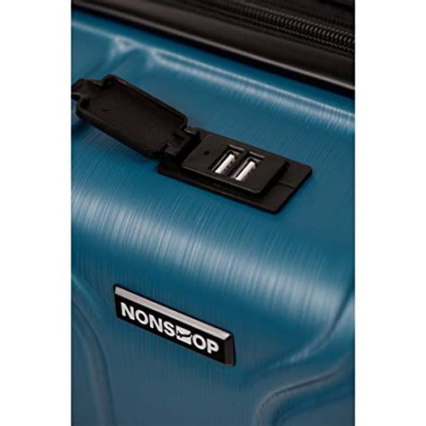 Nonstop New York Luggage Expandable Spinner Wheels Hard Side Shell