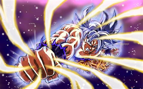 Descargar Fondo De Pantalla Dragon Ball Super Goku Ultra Instinto Hd