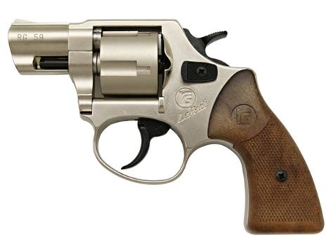 Plynový Revolver Rohm Rg59 Nikl Cal9mm Plynovky Rohm Levně