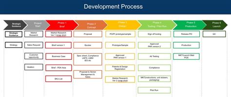 Free Process Template — One Pager Flow And Process Diagram By Sannah