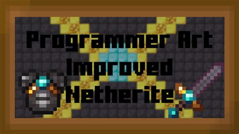 Programmer Improved Netherite Minecraft Texture Pack