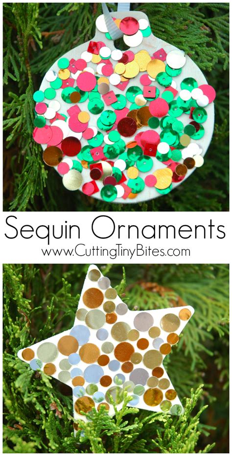 Sequin Ornaments What Can We Do With Paper And Glue