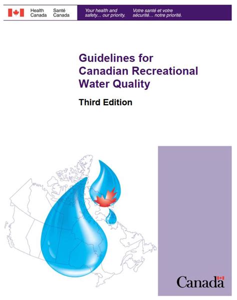 Guidelines For Canadian Recreational Water Quality Third Edition Canadaca