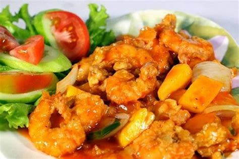 Lihat juga resep udang goreng tepung saus asam manis enak lainnya. RESEP AYAM UDANG ASAM MANIS - SANTRINESIA