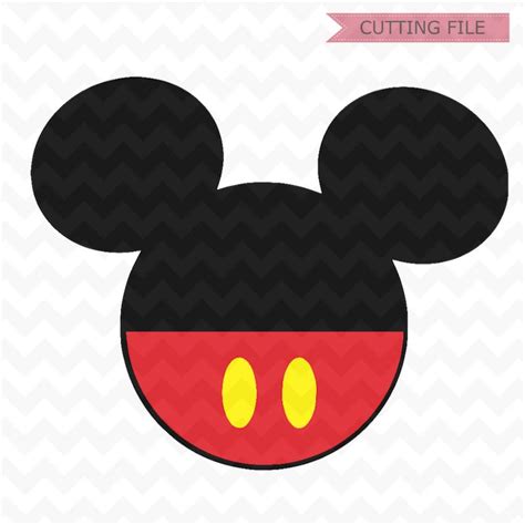 Mickey Mouse Head SVG Layered Mickey Mouse SVG And PNG Etsy Australia