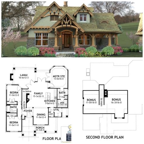 Mountain Cottage Craftsman House Plans Craftsman Style House Plans