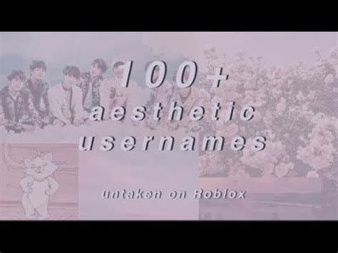 100+ Aesthetic Username Ideas Inspired by Different Subjects - YouTube