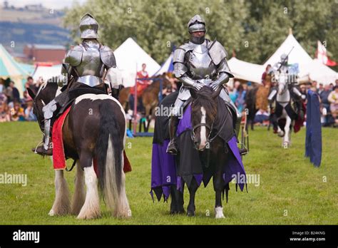 Medieval Armour As Used At The Reenactment Of The Battle Of Tewkesbury