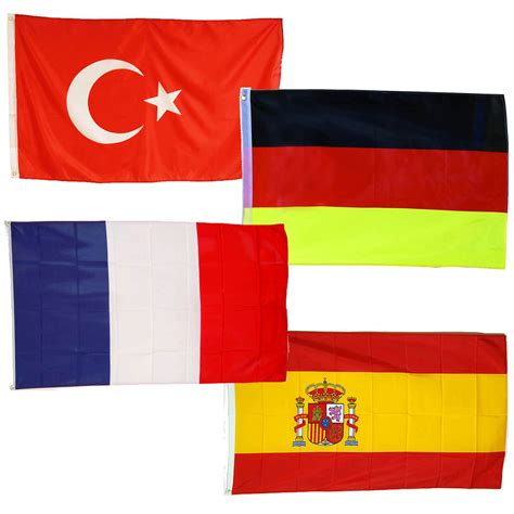 Germany Spain Turkey Flag Flags With Metal Eyelets 60x90cm 90x150cm Ebay