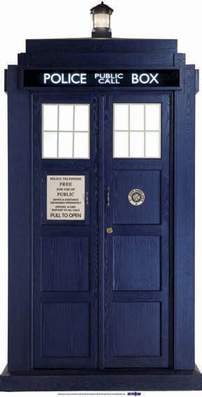 Lifesize Cardboard Cutout Of The Tardis Bbc Doctor Who Dr Who Dr