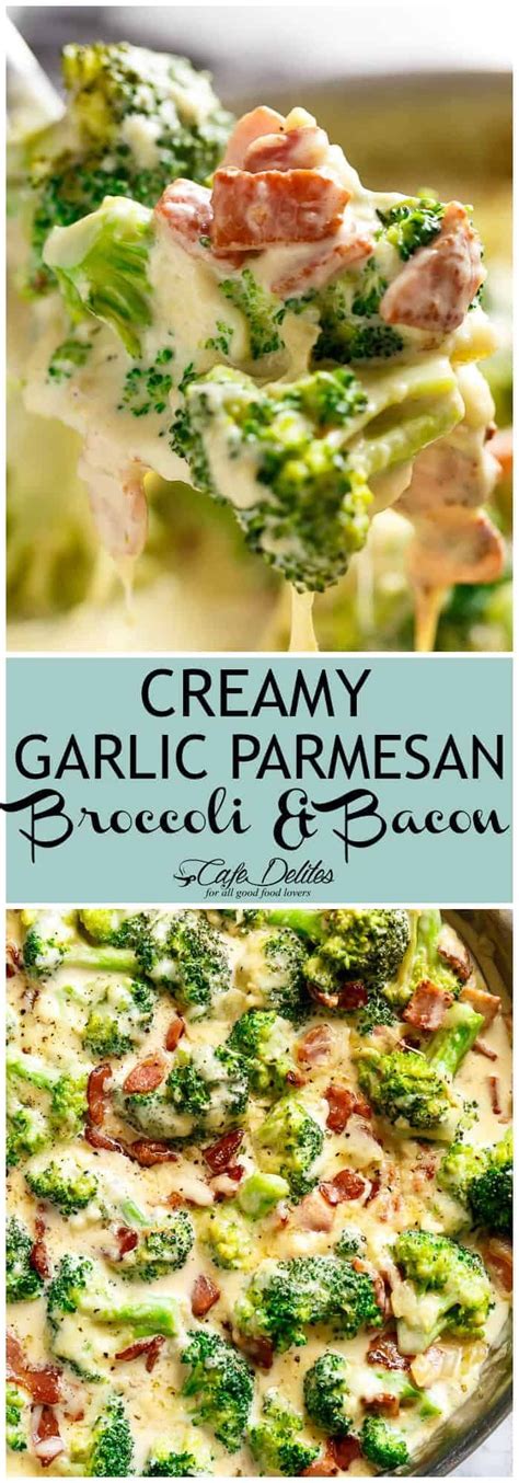 Creamy Broccoli Bacon Cafe Delites Tasty Broccoli Recipe Parmesan Broccoli Veggie Dishes