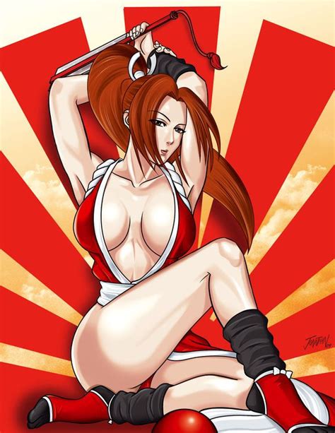 Mai Shiranui Kof 15th By Jonathanbn On Deviantart The King Of Fighters Yuri Game Art E