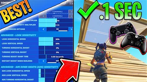 Best Chapter 3 Controller Settings In Fortnite Best Settings For Ps4