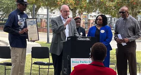 Gainesville Remembers Civil Rights Activist Rosa Parks Newsfinale