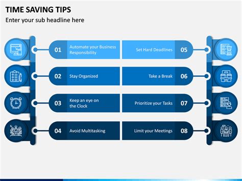 Time Saving Tips Powerpoint Template Sketchbubble