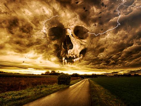 Horror Macabre Fantasy Dark Gothic Storm Skull Image Finder