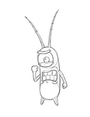 Jak narysować Plankton krok po kroku
