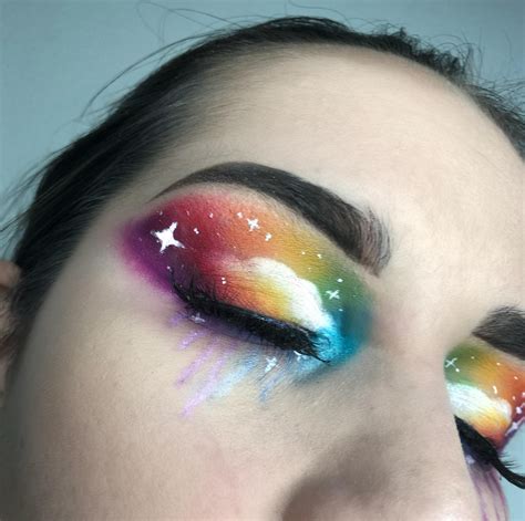 New Makeup Look Fantasy Makeup Makeup Addict Rainbow Cloud
